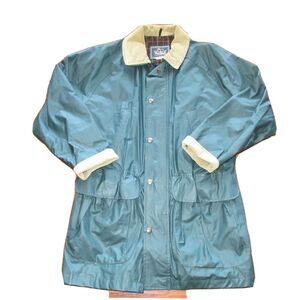 Woolrich Jacket Womens Green Brown Hunting Outdoors Barn Coat Ladies Size Small